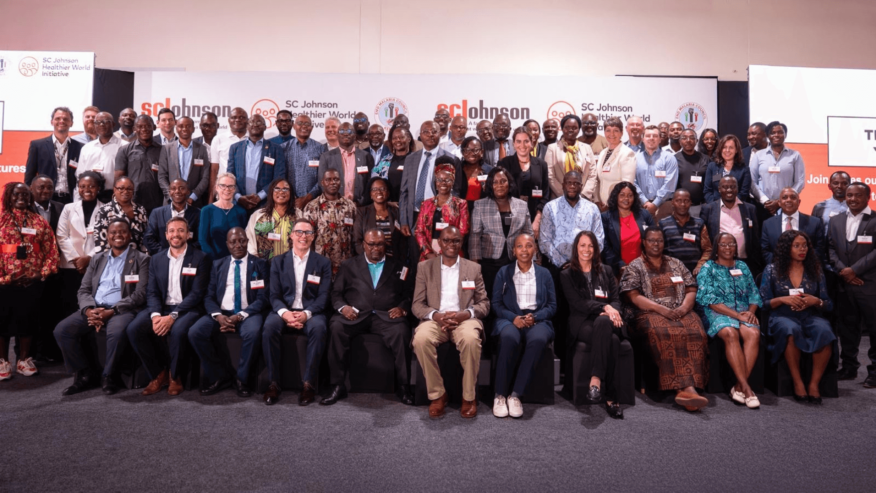 Group photo for countries working against malaria